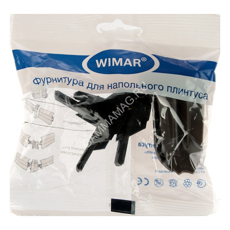 Внешний угол с держателем Wimar 827 Дуб Черненый 58ММ (уп.2шт) *50