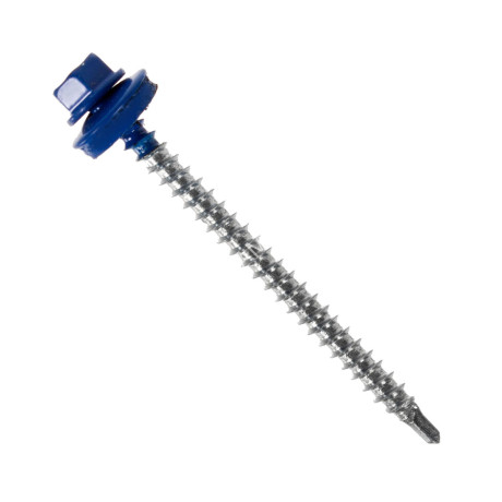 Саморезы кровельные BROZEX 4,8*70 RAL5005 (1000шт) (насыщенный синий) промтара к *1
