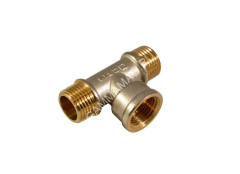 Тройник сантехнический 1/2"(_15) П/М/П CTM CRTMFM12 (аналог ДЛ211) *10/80