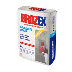 Штукатурка декоративная FS 3002 Короед Фасад Деко 25 кг BROZEX *1/56