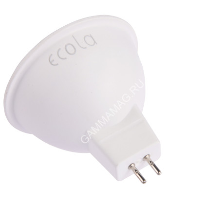 Лампа светодиодная 8,0W-220V GU5.3 MR16 6.5K холодный матовая Ecola 51x50 M2RD80ELC *10/100