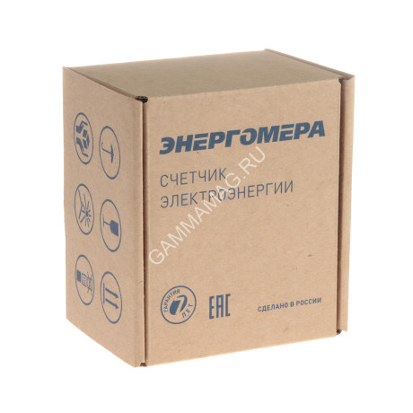 Счетчик однофазный СЕ 101 R5 145 5-60A 1х тариф. М6 мех экран DIN рейка Энергомера *1/10