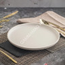 Тарелка фарфор. Domenik "Rock White" мелкая d26см DM8010 *6/24