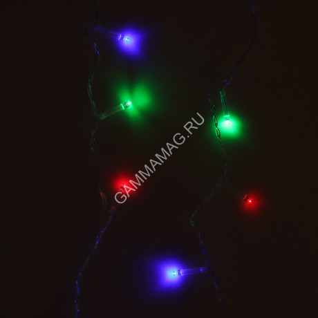 Гирлянда Занавес 2*3м 720LED мульти 8 режимов 220V IP20 1080470 *1/18