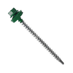 Саморезы кровельные BROZEX 4,8*70 RAL6005 (1000шт) (темно-зеленый) промтара к *1