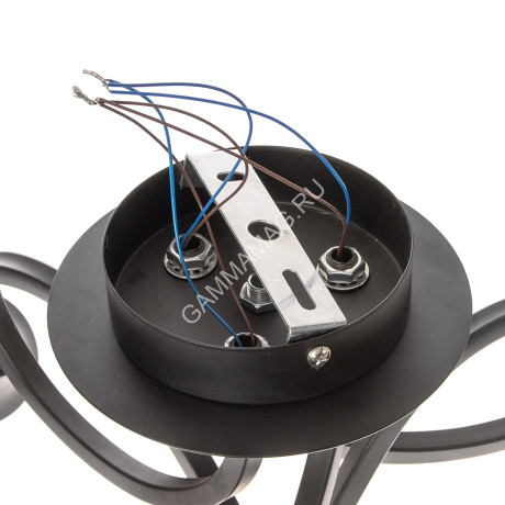 Люстра N2700/3 BK 3*40W E27 (h=280 d=600) S=12м2 VERNER LIGHTING *1