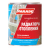 Эмаль для радиаторов акриловая белая полуматовая 0,9 л А4 120_С PARADE *1/6