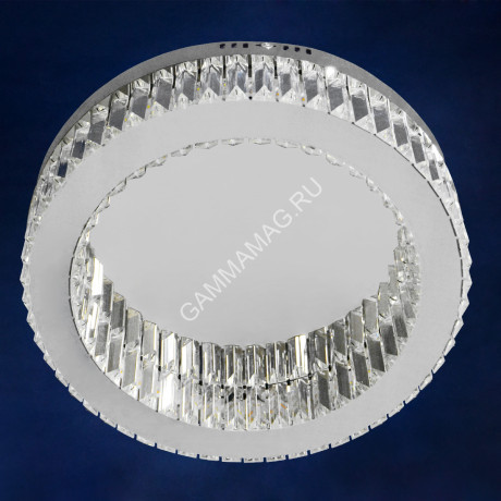 Светильник светодиодный акриловый 450мм 48W 8990/24W*2 LED 3 реж(т. и х.свет,смеш) пульт S=22м2 VERNER LIGHTING *1