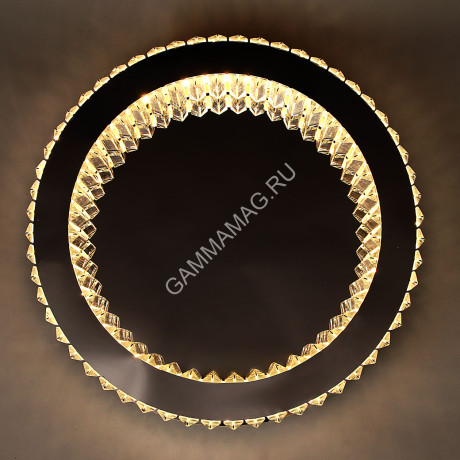 Светильник светодиодный акриловый 450мм 48W 8990/24W*2 LED 3 реж(т. и х.свет,смеш) пульт S=22м2 VERNER LIGHTING *1