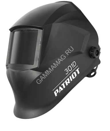 Маска сварщика окно 90*35мм затемнение 3/11DIN время затемн.1/15000сек 301D PATRIOT *1/20