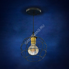 Люстра N3756/1H 1*4W E27 220V filament bulb (q-200;h-190/h-800) S=4м2 VERNER LIGHTING *1