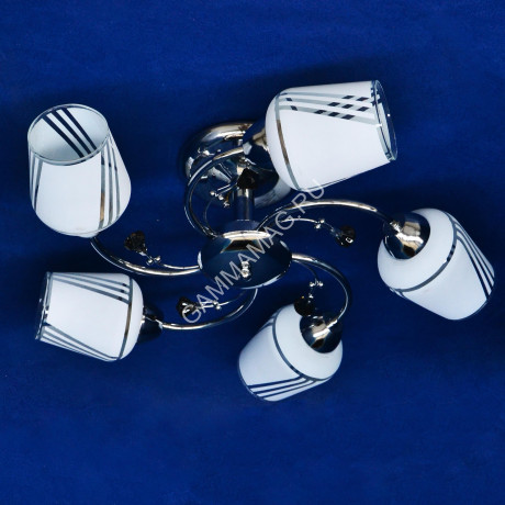 Люстра А1023/5 СН 5*40W Е27 , 220V VERNER LIGHTING *1