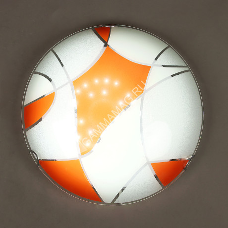 Светильник светодиодный стекло FX1071/12 LED 12Вт (диам 300мм) VERNER LIGHTING *1