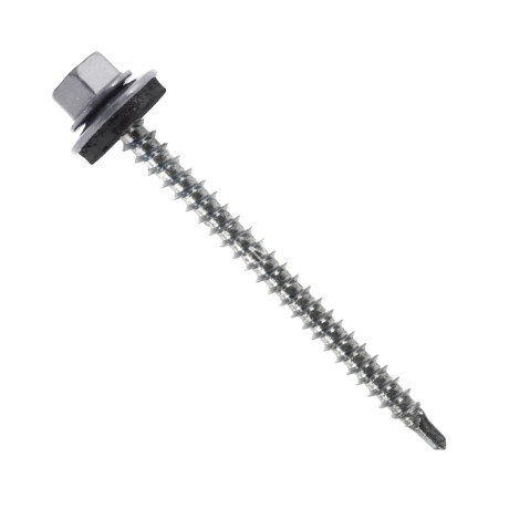 Саморезы кровельные BROZEX 4,8*70 цинк (1000шт) промтара к *1