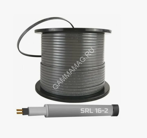 Кабель саморегулирующийся греющий монтаж на трубу SRL16-2 (100 п.м.) бухта *100