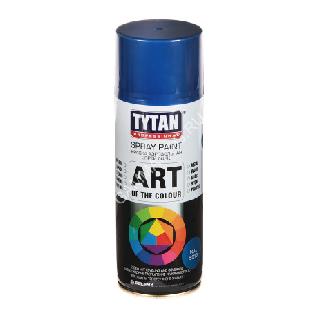 Эмаль-аэрозоль синий 520/400 мл TYTAN Professional (RAL5010) *1/12