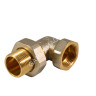 Соединитель с накидной гайкой угловой 1/2"(_15) М/П (американка) CTM CRAE0012 *10/80