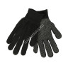 Перчатки нейлон с ПВХ точ 15кл 25 гр черные (4116Р) *10/500/1000