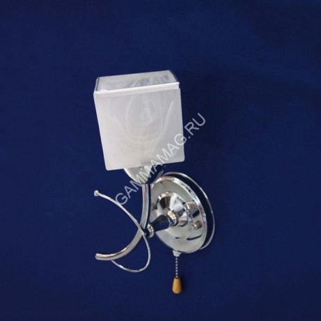 Бра N0138/1W СН Лед 1*60W E27 220V (h=280, w=140, l=140) VERNER LIGHTING *1