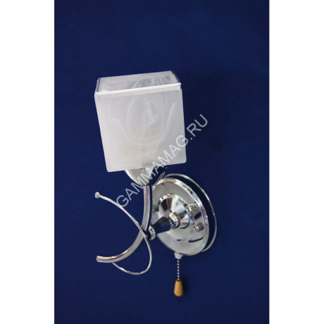 Бра N0138/1W СН Лед 1*60W E27 220V (h=280, w=140, l=140) VERNER LIGHTING *1
