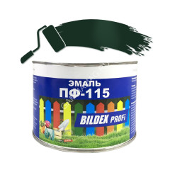 Эмаль ПФ-115 зеленая 1,9 кг BILDEX *1/6/252