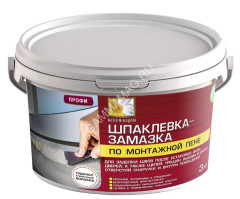 Шпаклевка-замазка по монтажной пене 3 кг КОЛЛЕКЦИЯ Ижсинтез *4