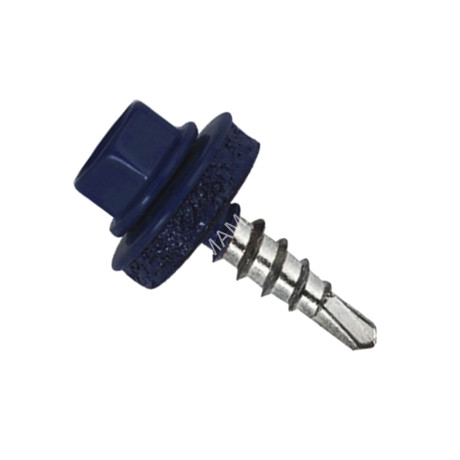 Саморезы кровельные BROZEX 5,5*19 RAL5005 (3000шт) (насыщенный синий) промтара к *1