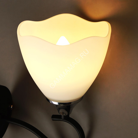Бра А2618/1W ВК+CH E27 1*40Вт (240*220*160) VERNER LIGHTING *1