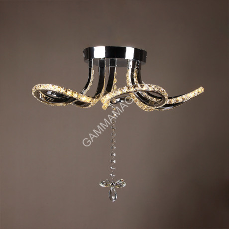 Люстра 8896/150W Chrome 600 мм 3 реж., пульт S=20м2 VERNER LIGHTING *1