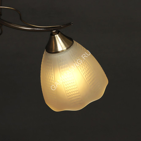Люстра N2945/2 AB 2*40W E27 (h=240 w=220 l=520) VERNER LIGHTING *1