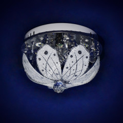 Люстра Y0524/3+3 CH Е14 3*40Вт +3*3Вт пульт ( h=200; d=300) VERNER LIGHTING *1