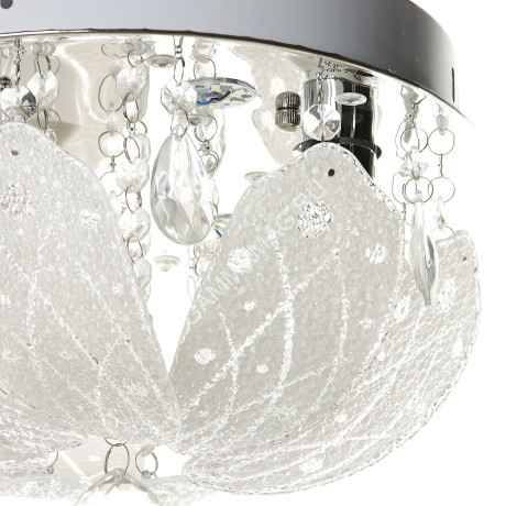 Люстра Y0524/3+3 CH Е14 3*40Вт +3*3Вт пульт ( h=200; d=300) VERNER LIGHTING *1