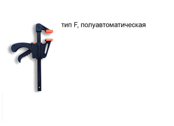 Струбцина пистолетная быстрозажимная 150*50мм "888" (арт.6877155) *1/6/24
