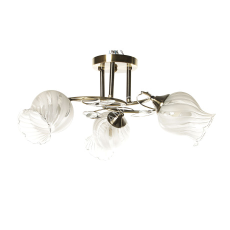 Люстра N1656/3 AB Е27 3*40Вт ( h=280; d=470) VERNER LIGHTING *1