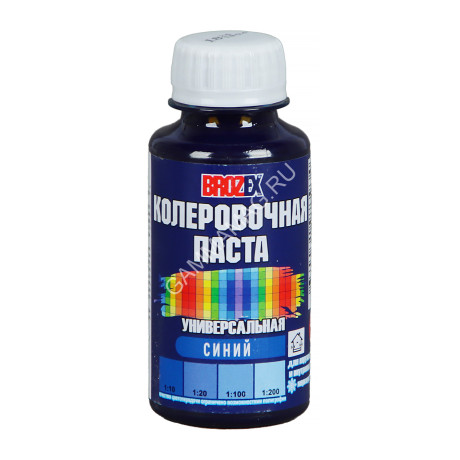 Колер паста синий №18 0,1 л BROZEX *6/108