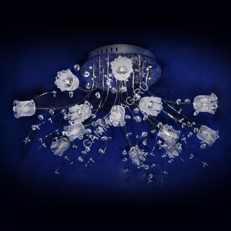 Люстра Y0558/13 СН 13*1,5W J4 (h=440; d=850) VERNER LIGHTING *1