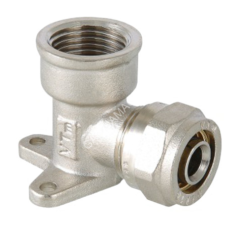 Уголок с креплением 20х1/2"(_15) цанга/мама (водорозетка) VALTEC 354 *10