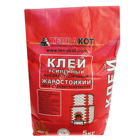 Клей для плитки жаростойкий 5 кг Терракот *1/216