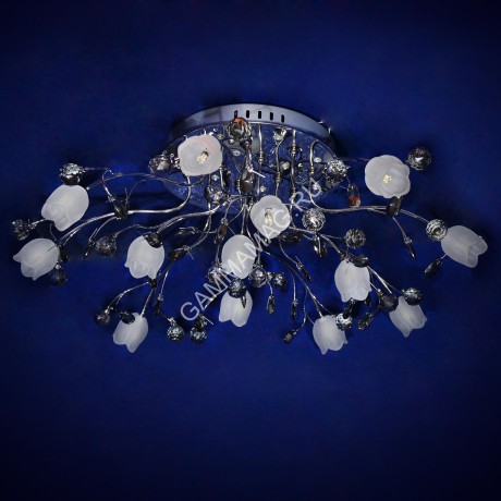 Люстра Y0569/13 СН 13*1,5W J4 (h=310; d=700) VERNER LIGHTING *1