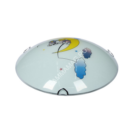 Светильник светодиодный стекло FX3059/12'' LED 12Вт (h=90, диам 300 ) 8кв.м. VERNER LIGHTING *1