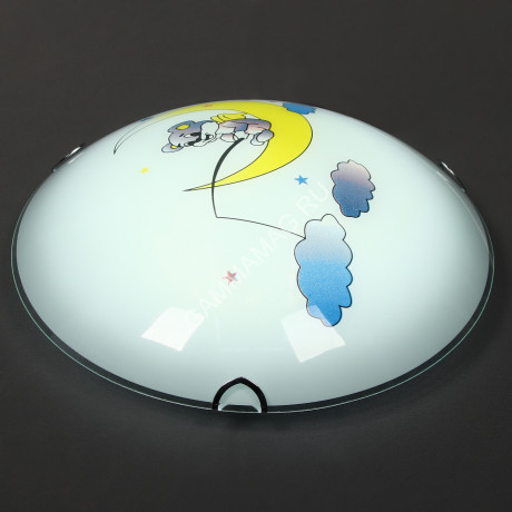 Светильник светодиодный стекло FX3059/12'' LED 12Вт (h=90, диам 300 ) 8кв.м. VERNER LIGHTING *1