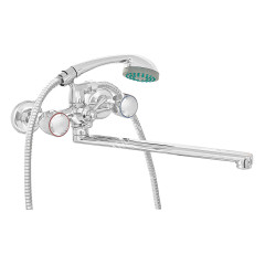 Смеситель д/ванны ROEGEN RR120B плоский излив *1/10