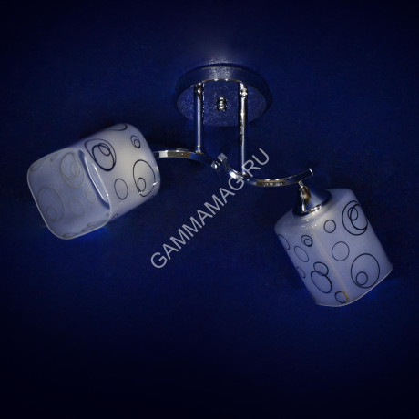 Люстра N1680/2 CH Е27 2*40Вт (h=300; d=530) S=8м2 VERNER LIGHTING *1