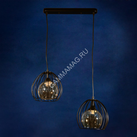 Люстра N3959/2H 2*40W E27 (l-530; h-210/800) S=8м2 VERNER LIGHTING *1