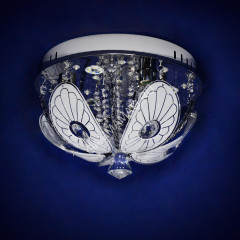 Люстра Y0595/3+3 СН 3*40W Е14 (h=200; d=300) VERNER LIGHTING *1