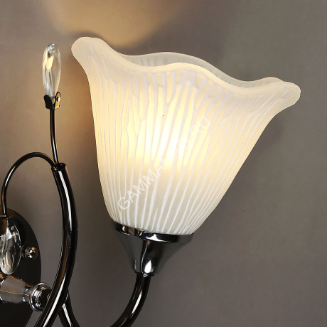 Бра А2648/2W CH+AN E27 2*40Вт (300*460*200) VERNER LIGHTING *1