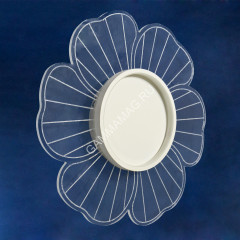 Светильник светодиодный акриловый 500мм 100W H2061 50W*2 white с пультом S=20м2 VERNER LIGHTING *1