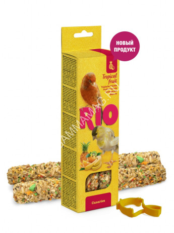 Rio 0,04кг*2шт палочки для канареек с тропическими фруктами, 0,08кг