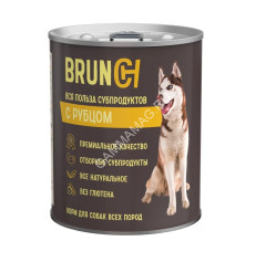 Brunch 0,34кг консервы с рубцом для собак