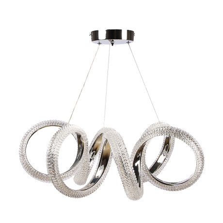 Люстра 9232/140W Chrome 530 мм 3 реж., пульт S=20м2 VERNER LIGHTING *1